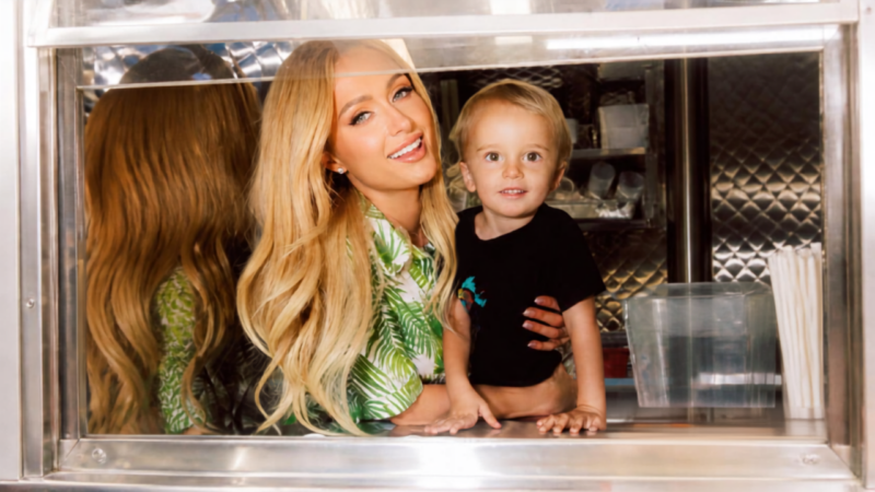 Paris Hilton B2B Angel supporting Baby of the Year